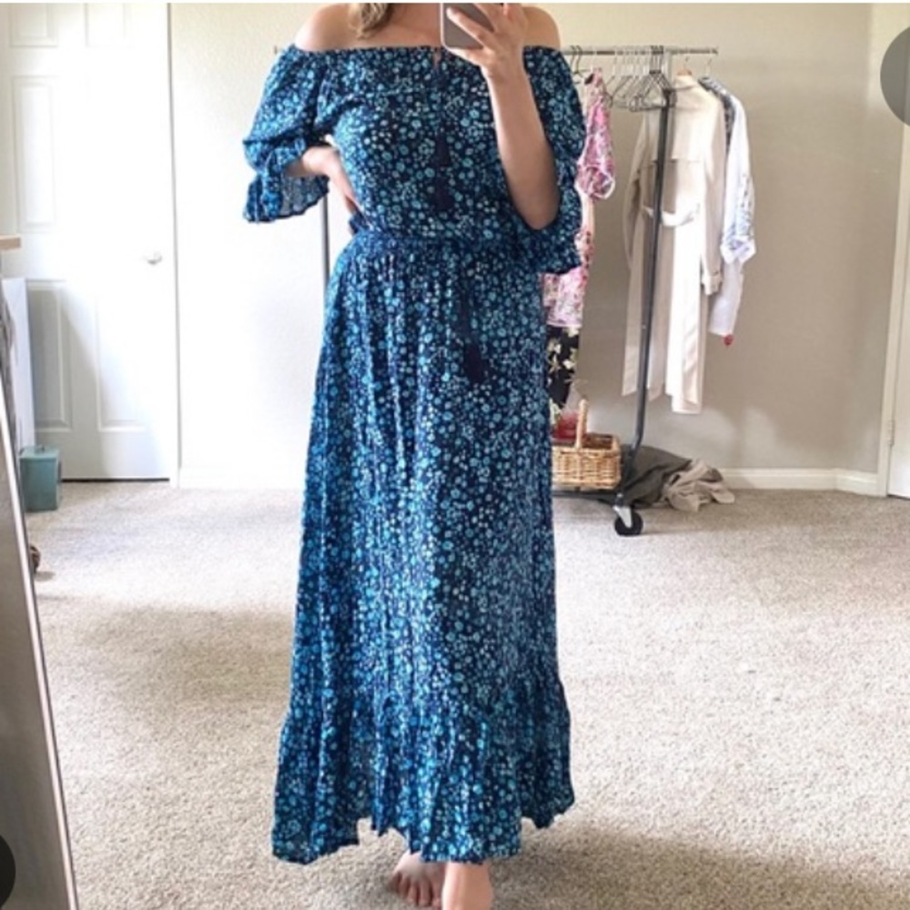 Tiare Hawaii Maxi Off the Shoulder Dress